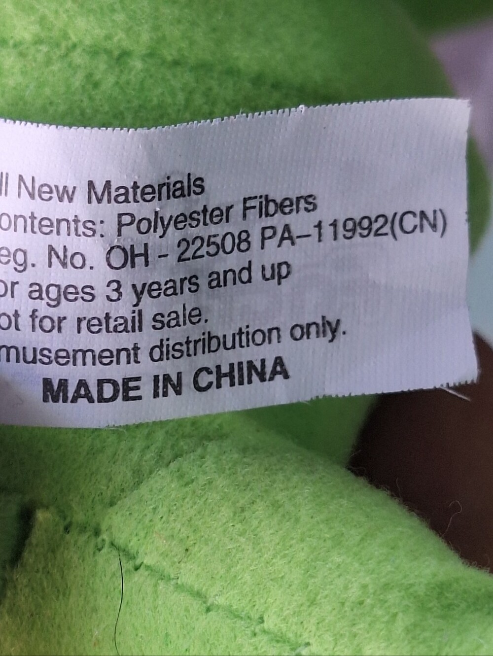Official Disney Store Kermit the Frog Plush 2007 - Picture 8 of 11